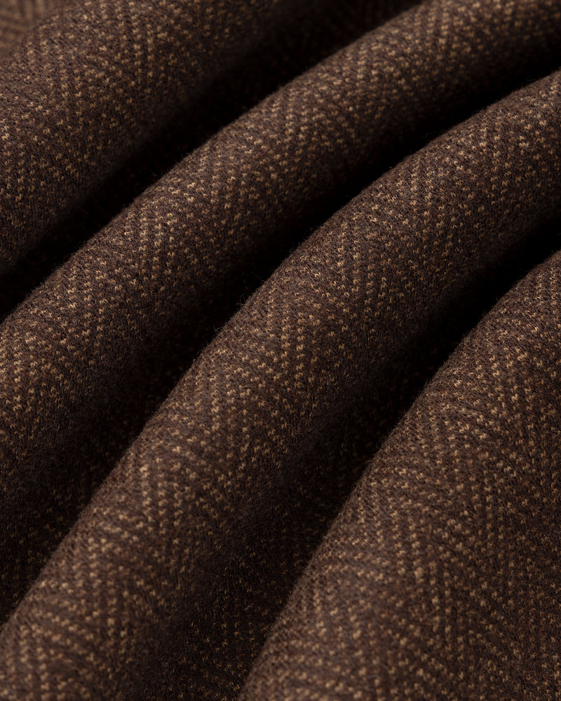 Wool Herringbone Track Pant