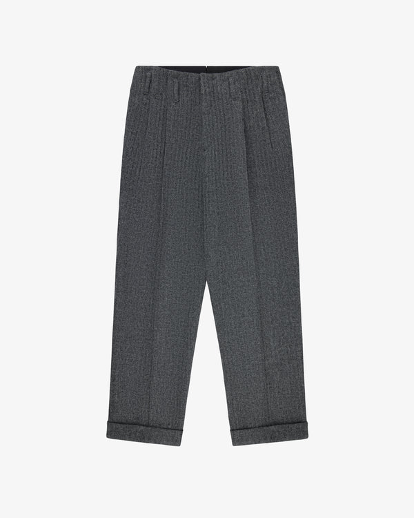 Wool Herringbone Suit Trouser