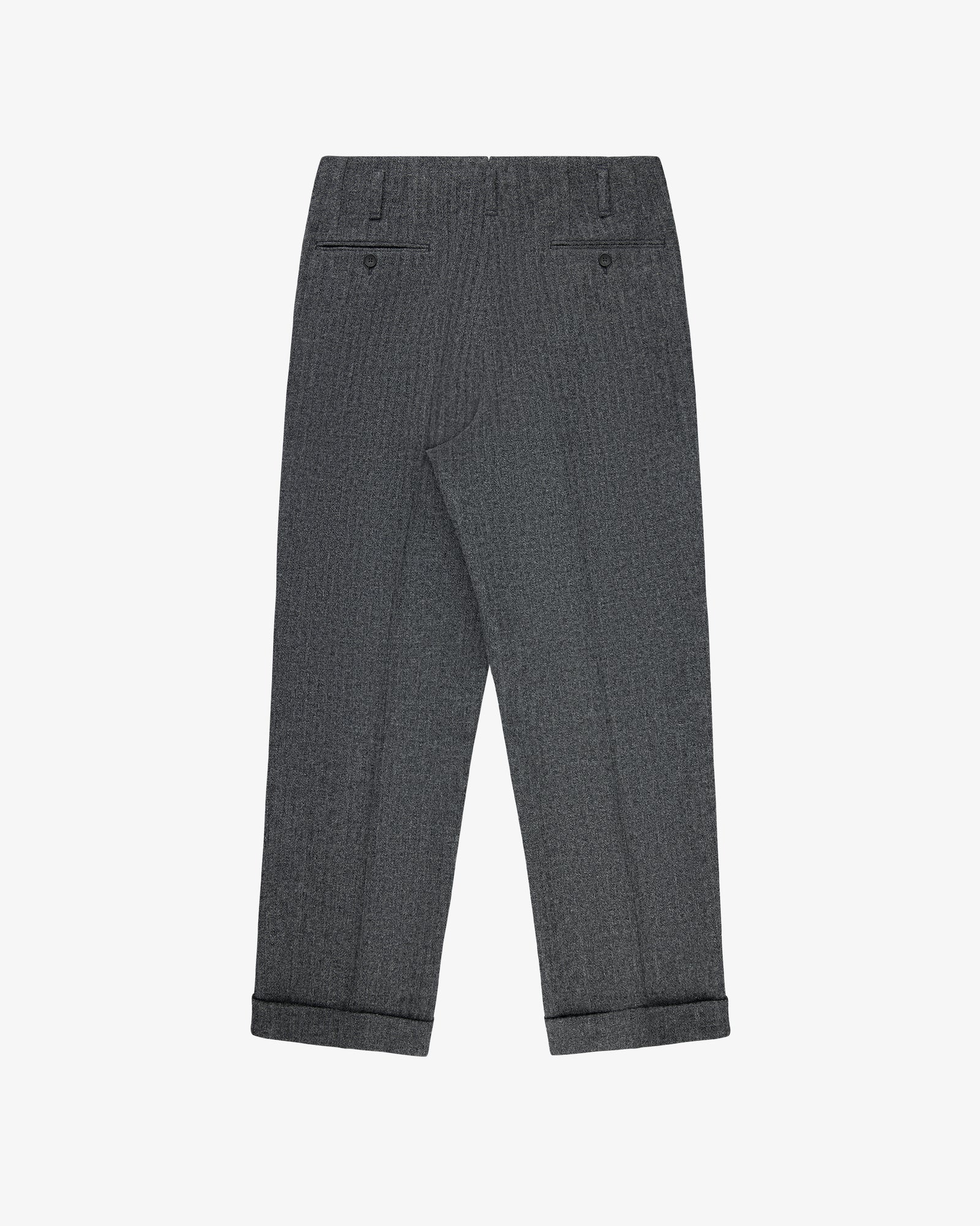 Wool Herringbone Suit Trouser