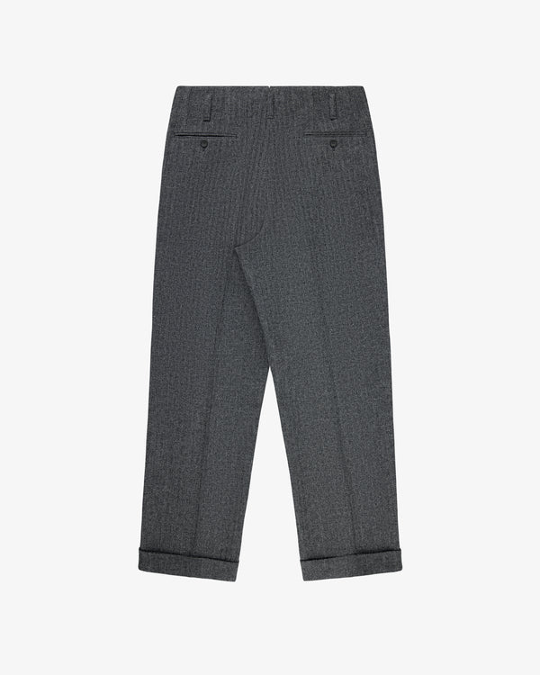 Wool Herringbone Suit Trouser