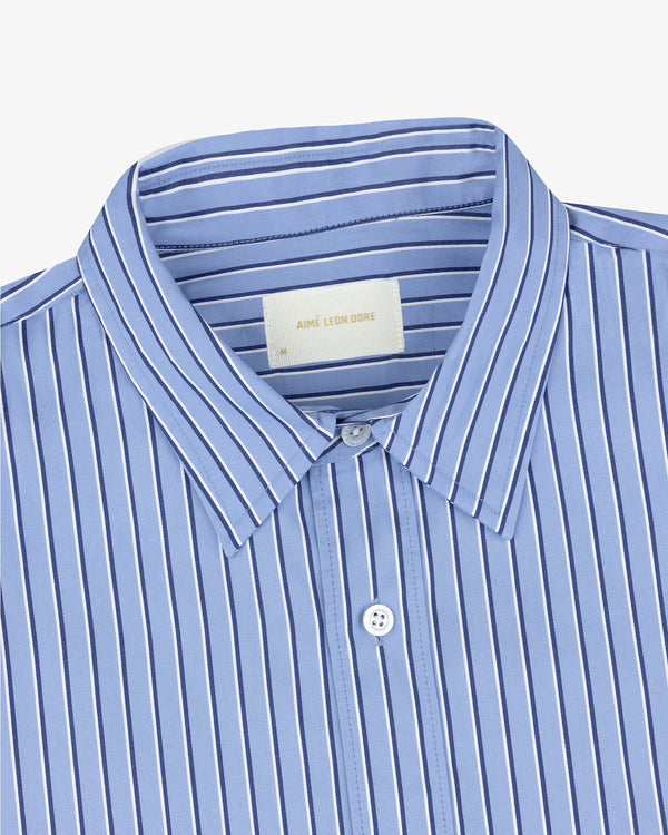 Striped Poplin Shirt