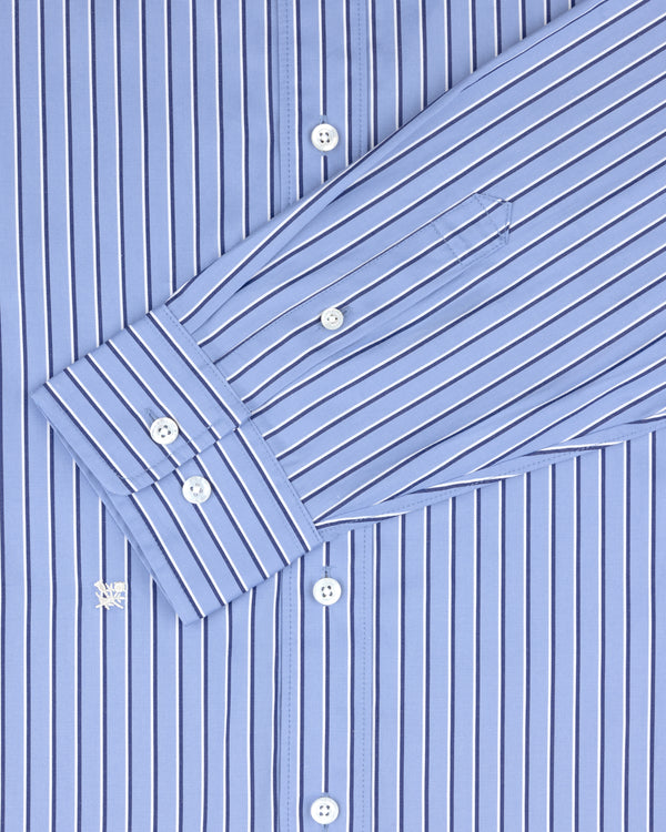 Striped Poplin Shirt