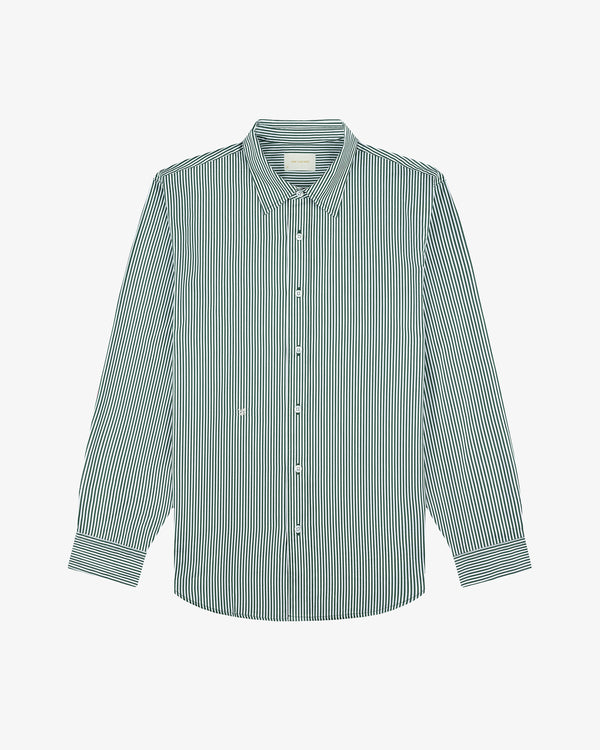 Striped Poplin Shirt