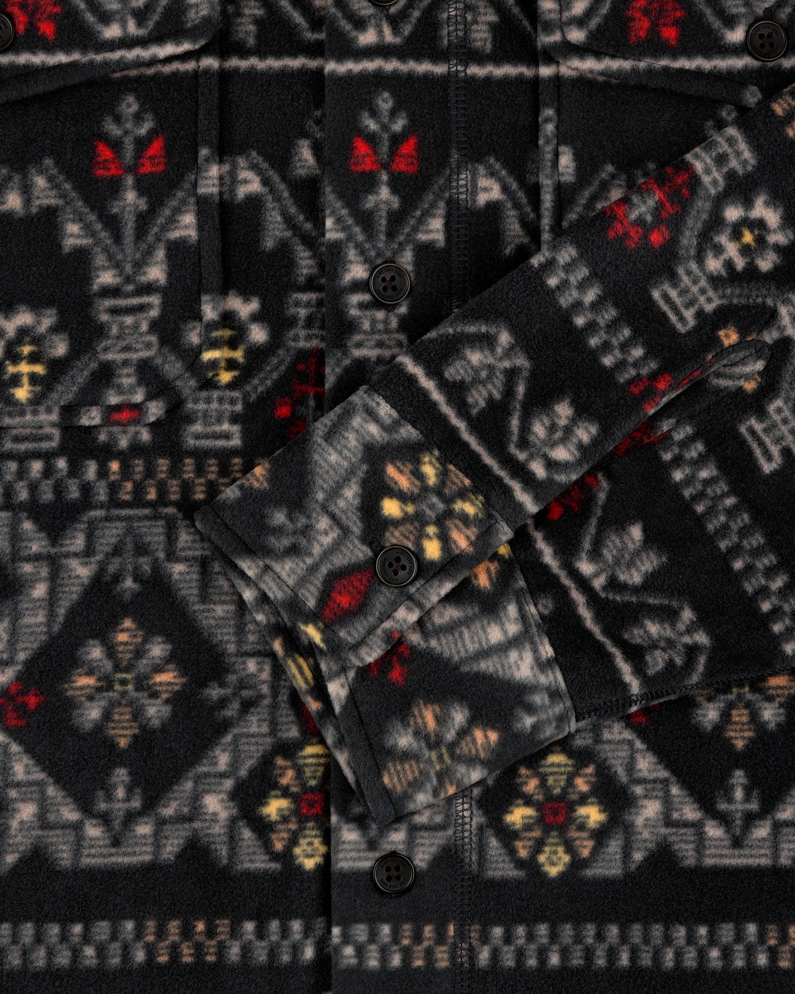 Lightweight Printed Fleece Shirt