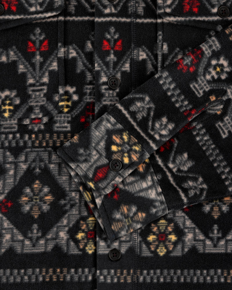 Lightweight Printed Fleece Shirt