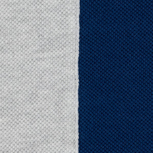 Silver mix / navy peony