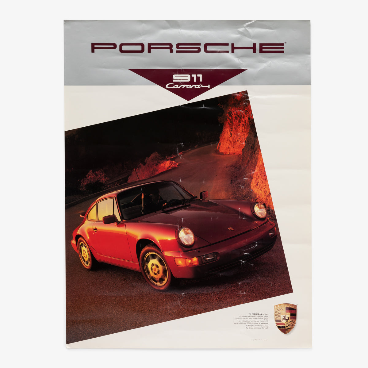 New With Defects Aimé Leon Dore / Porsche 911SC Poster Super Carrera ALD  Aime