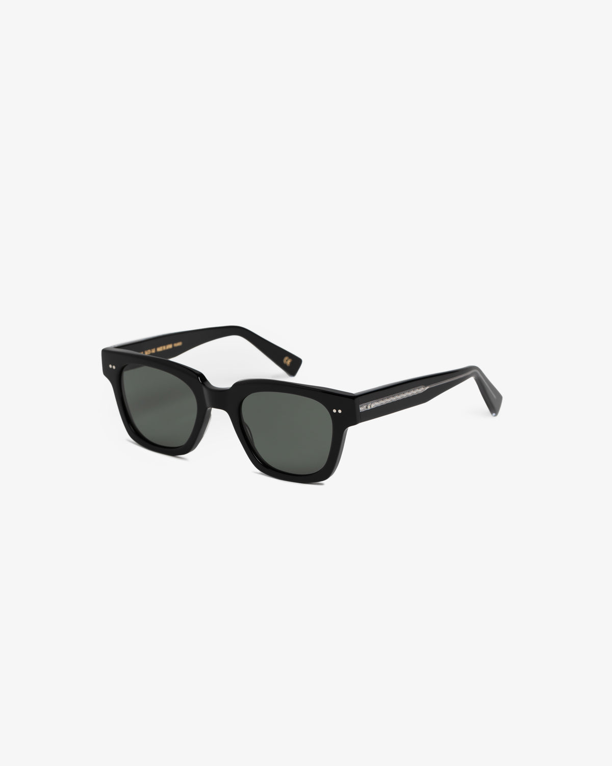 Gallo Sunglasses: black rectangular frames with dark lenses shown on a plain white background.