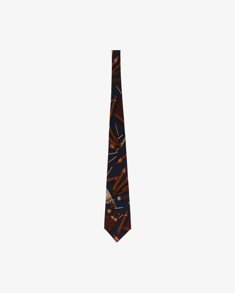 Polo Silk Cigar Motif Neck Tie