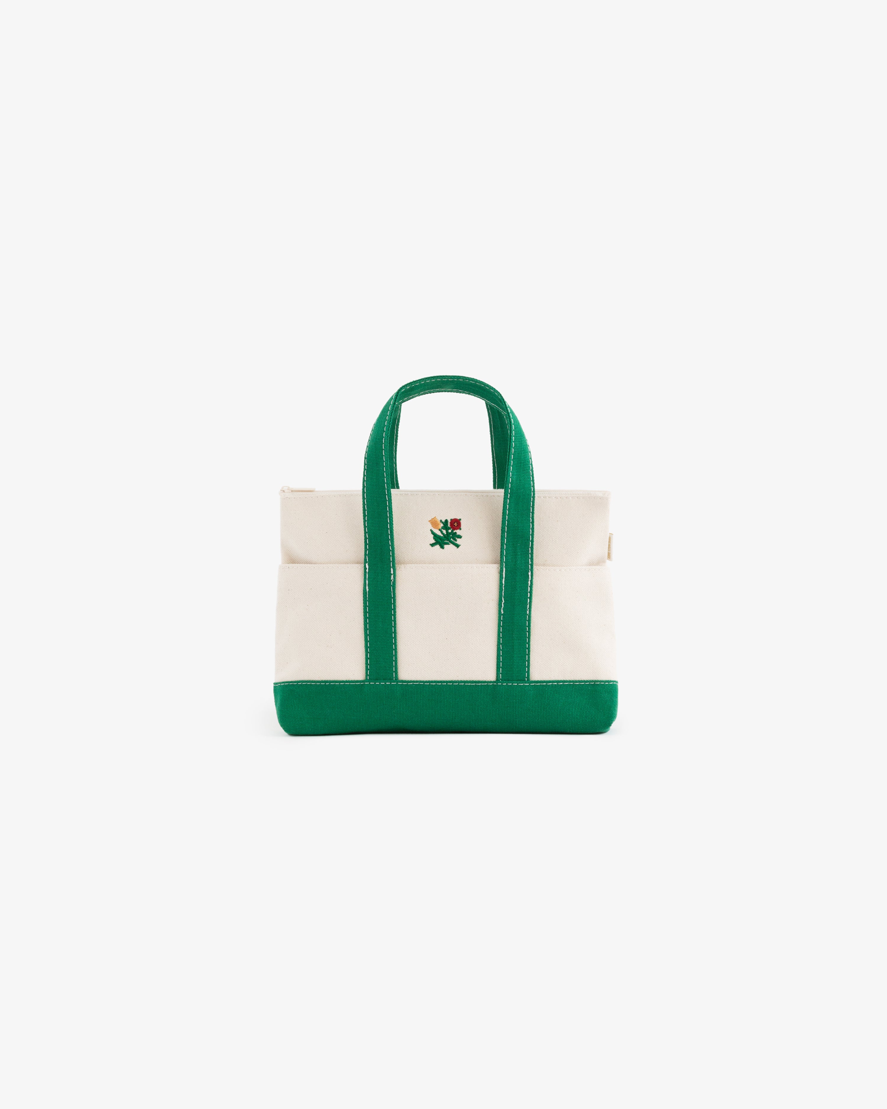 Mini Crest Contrast  Tote  Bag