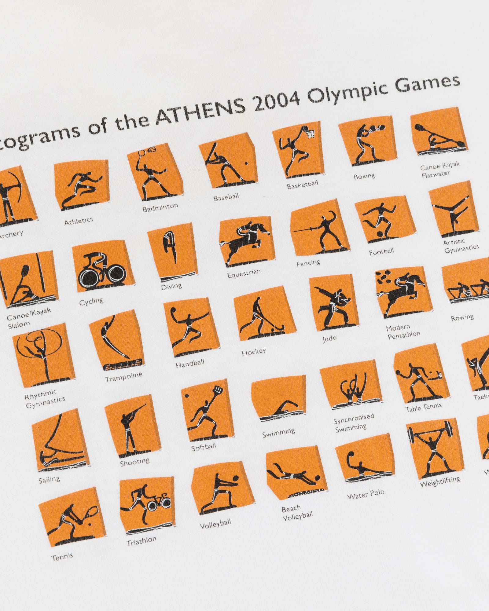 2004 Olympic Winter Games Pictogram Tee