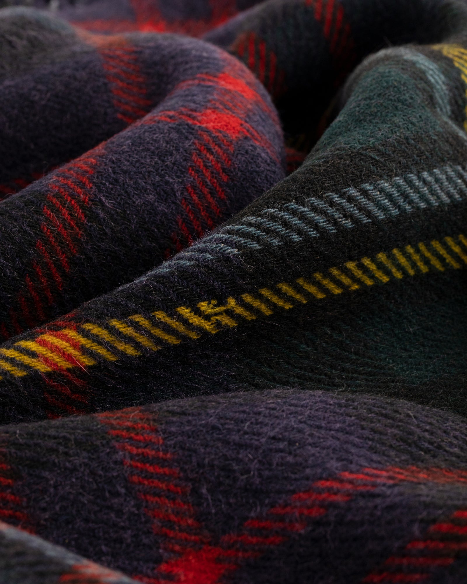 English Wool Plaid Blanket