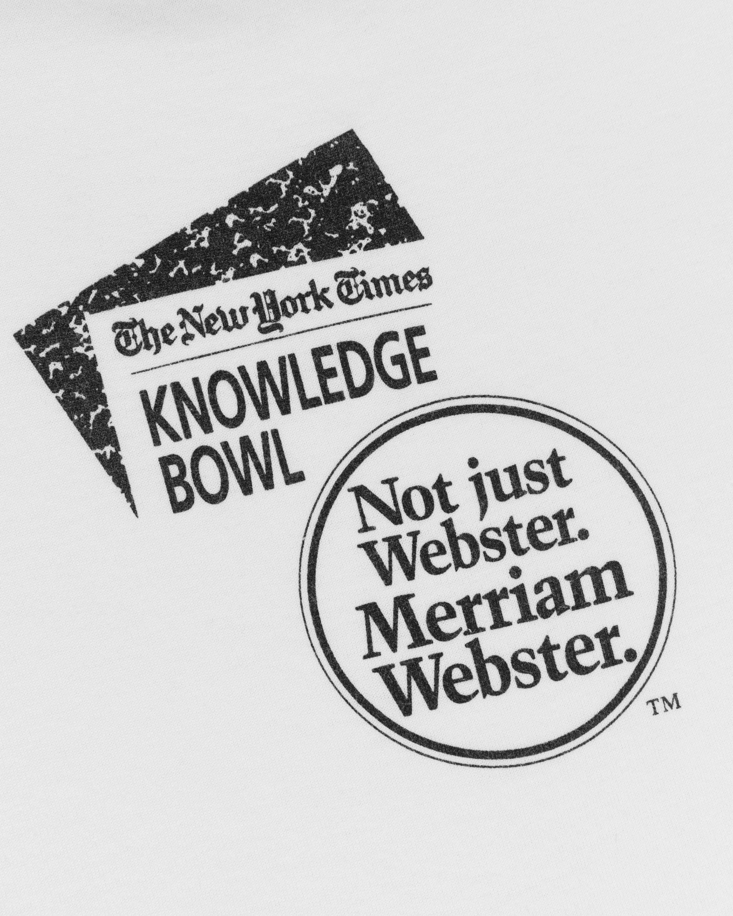 NYT Merriam Webster Knowledge Bowl Tee