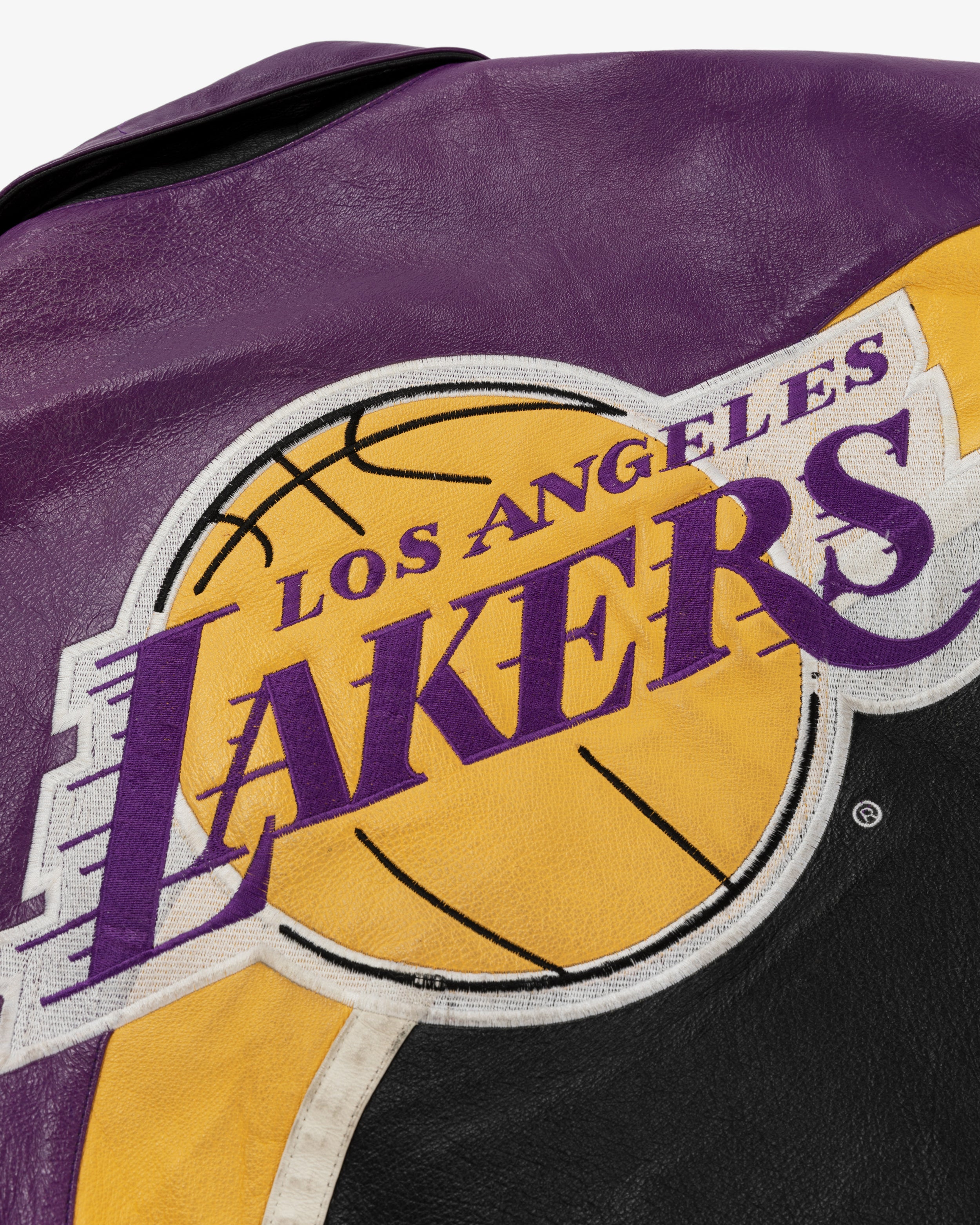 Jeff Hamilton Los Angeles Lakers Leather Jacket
