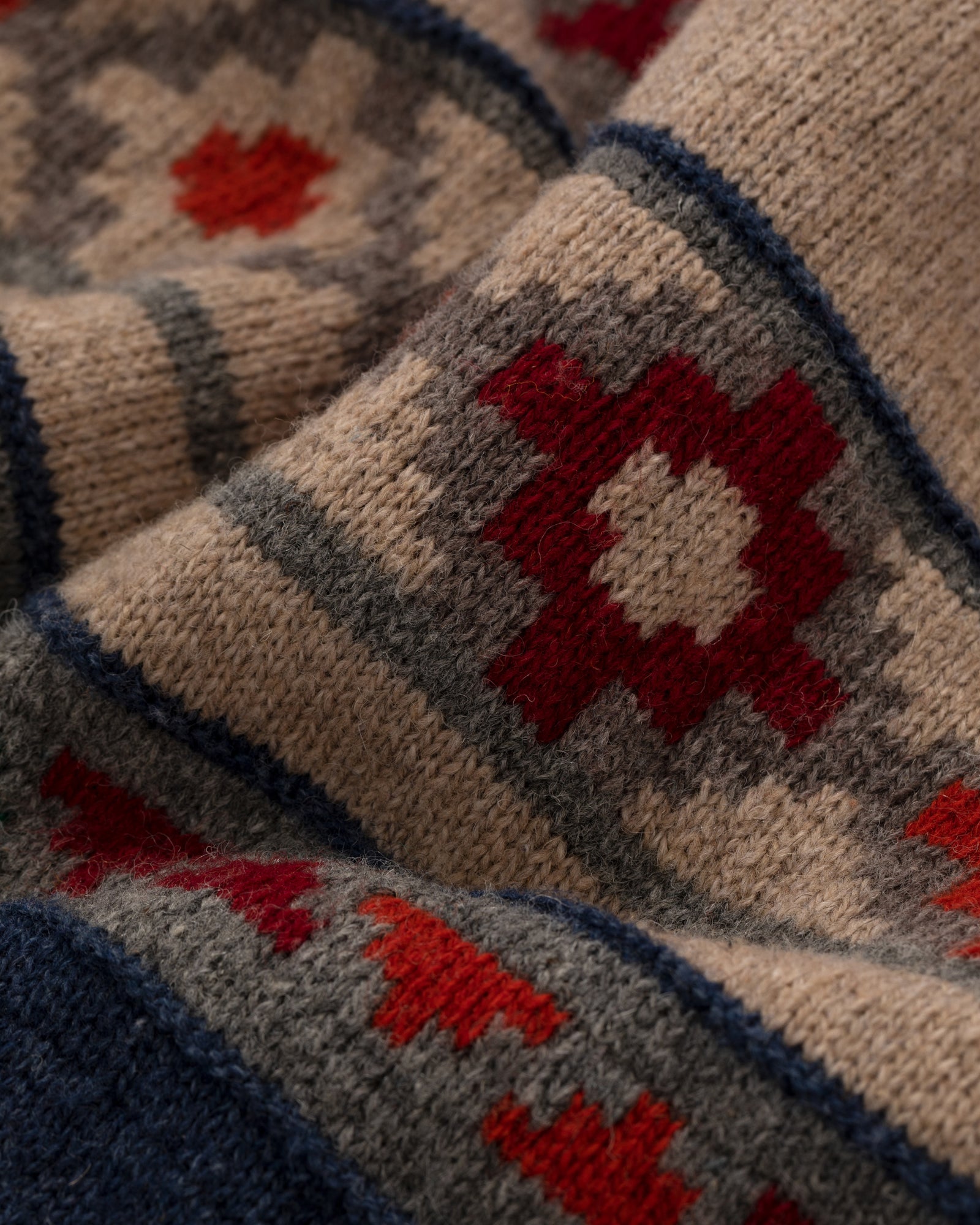 Wool Western Motif Sweater