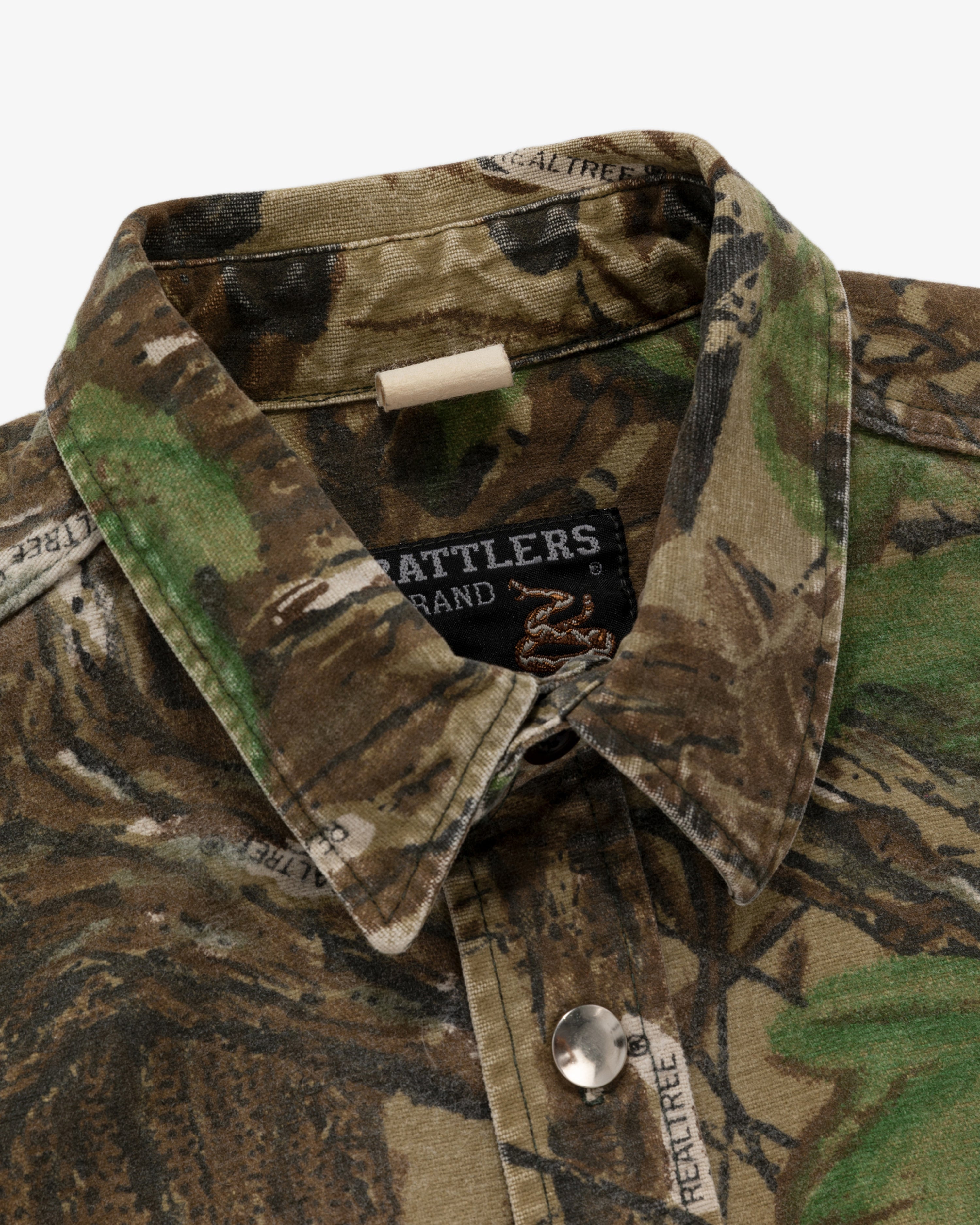 Vintage Camouflage Camp Shirt