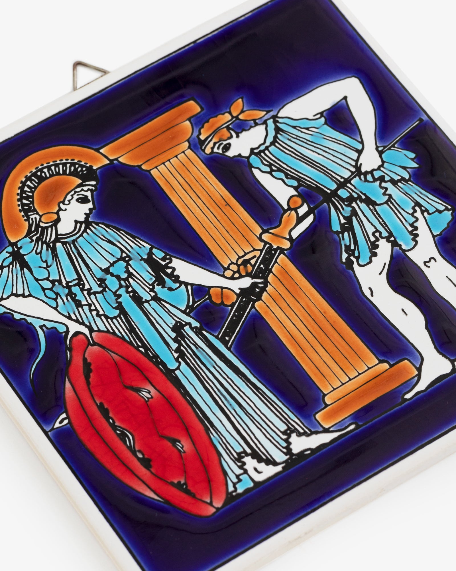 Greek Mythology Handmade Ceramic Tiles - Set of 2