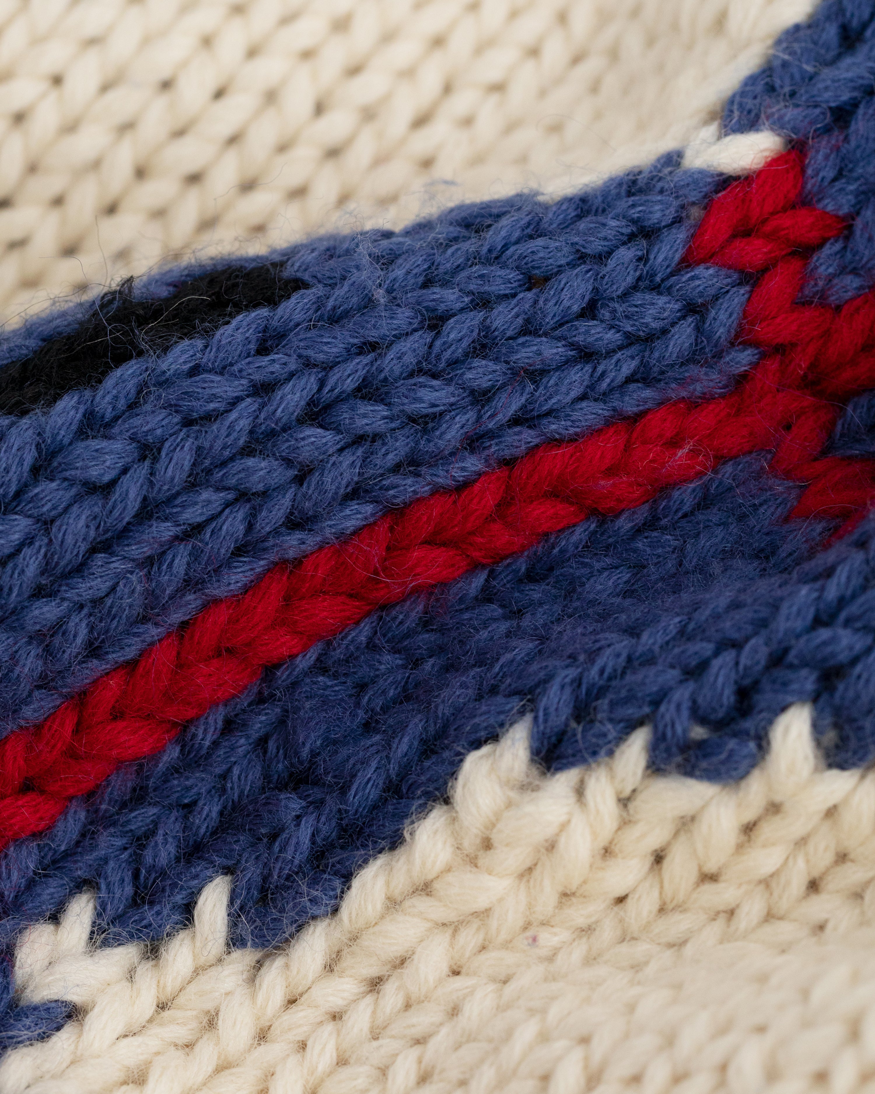 Vintage Full-Zip Knit Cardigan