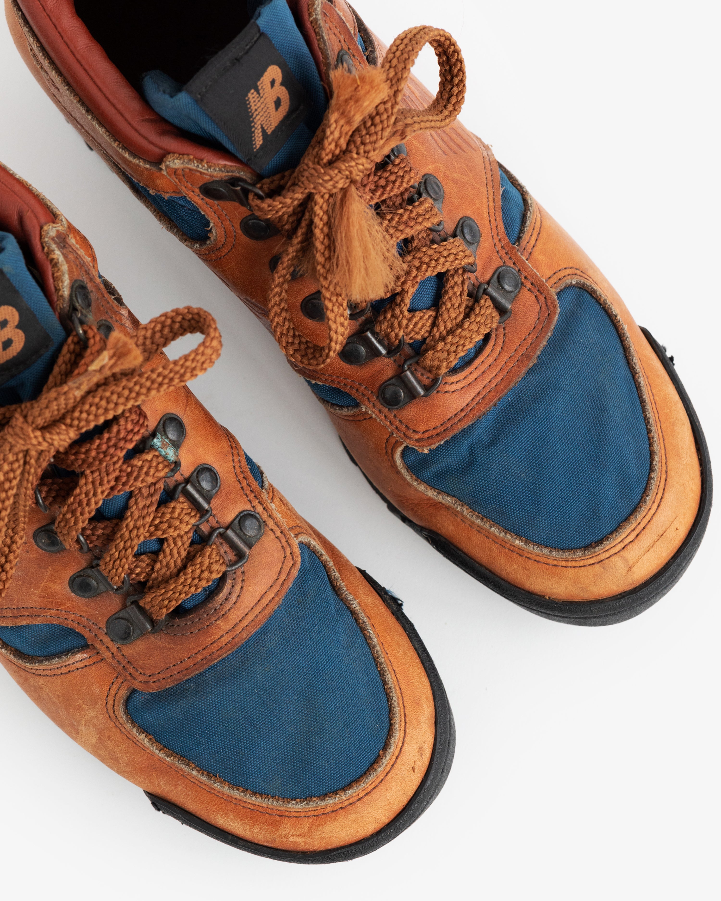Vintage NB Brown Leather Hiker Boots