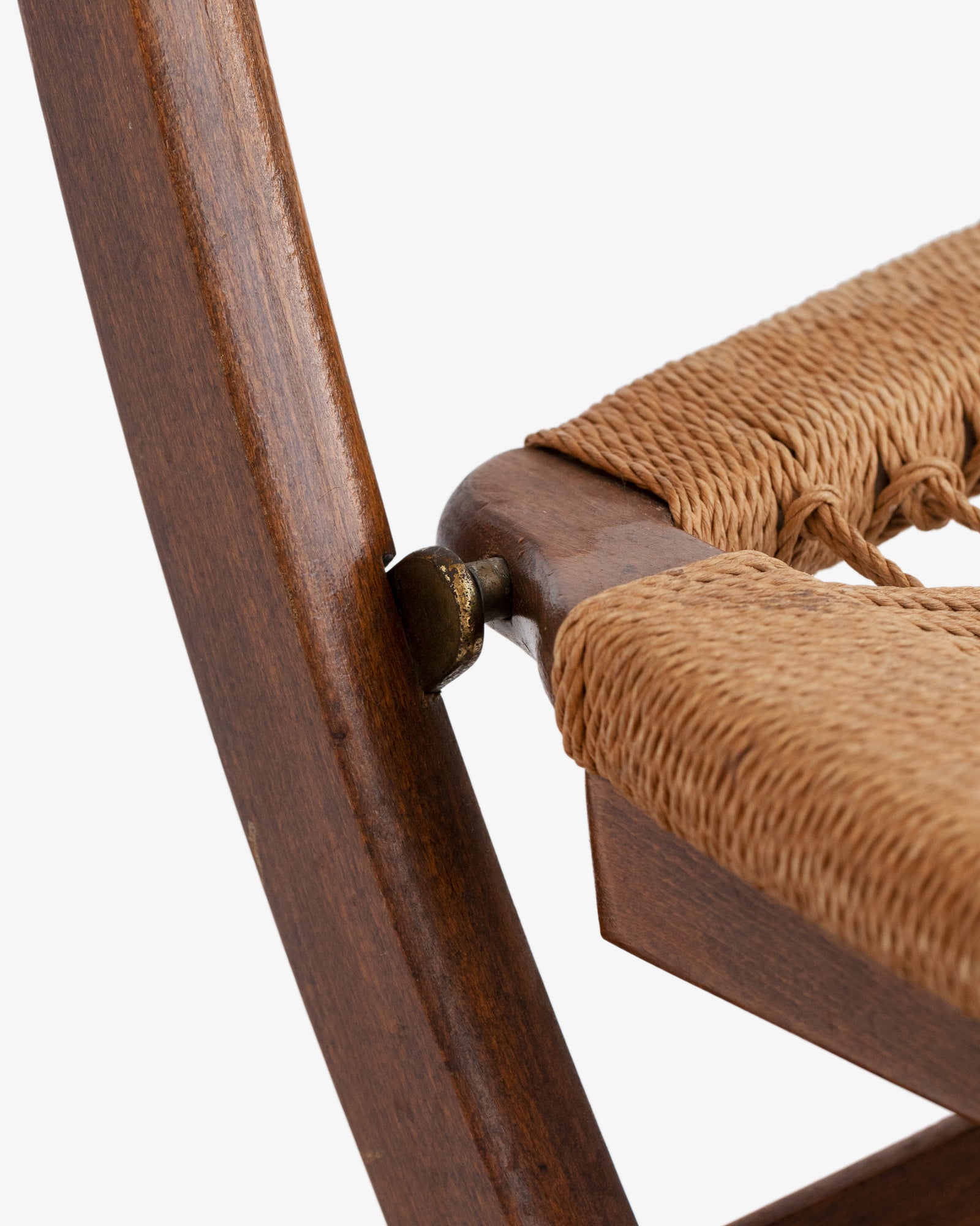 Style of Hans Wegner Jute Weave Chairs - Set of 2