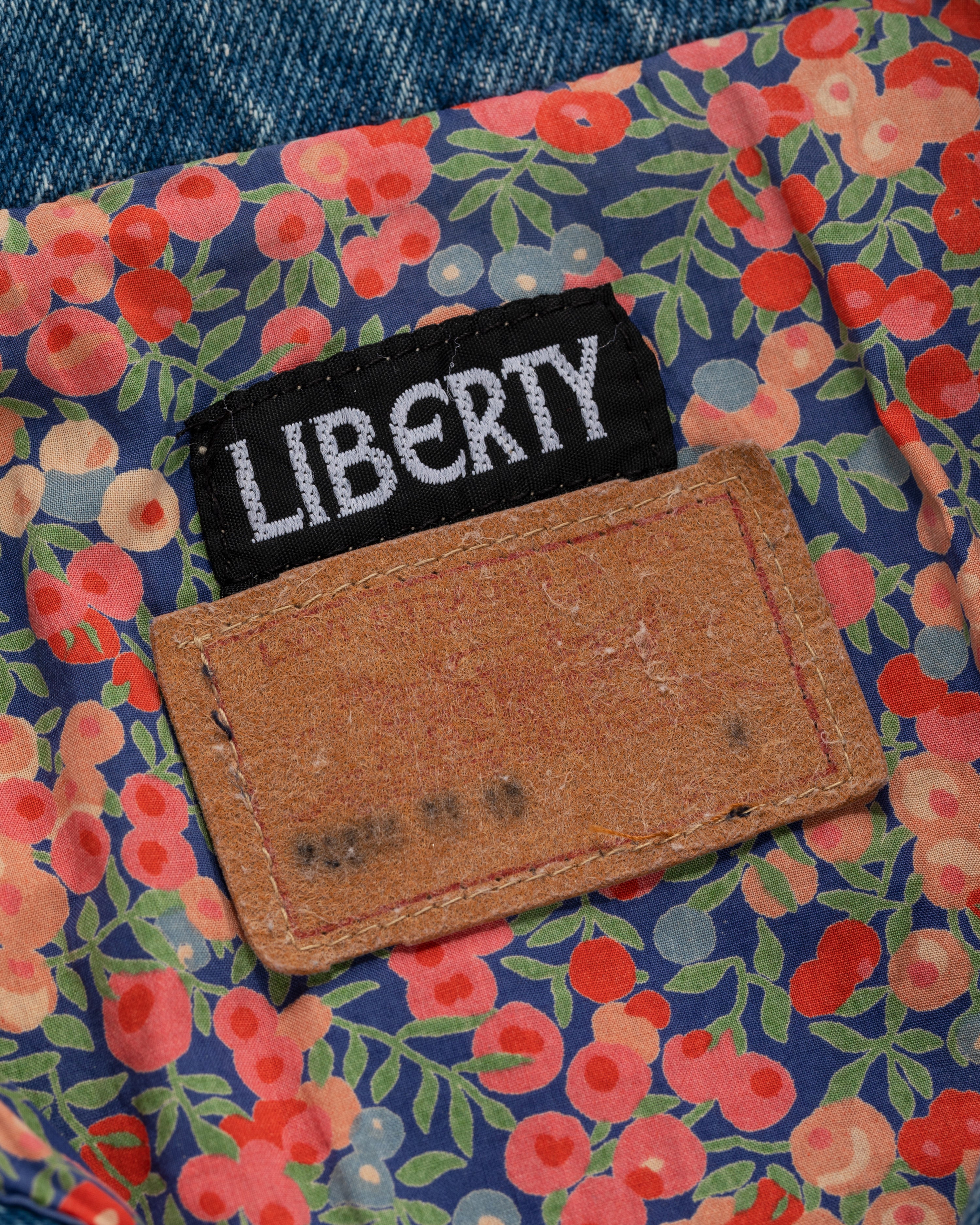 Vintage Levi's / Liberty Paisley Lined Denim Jacket