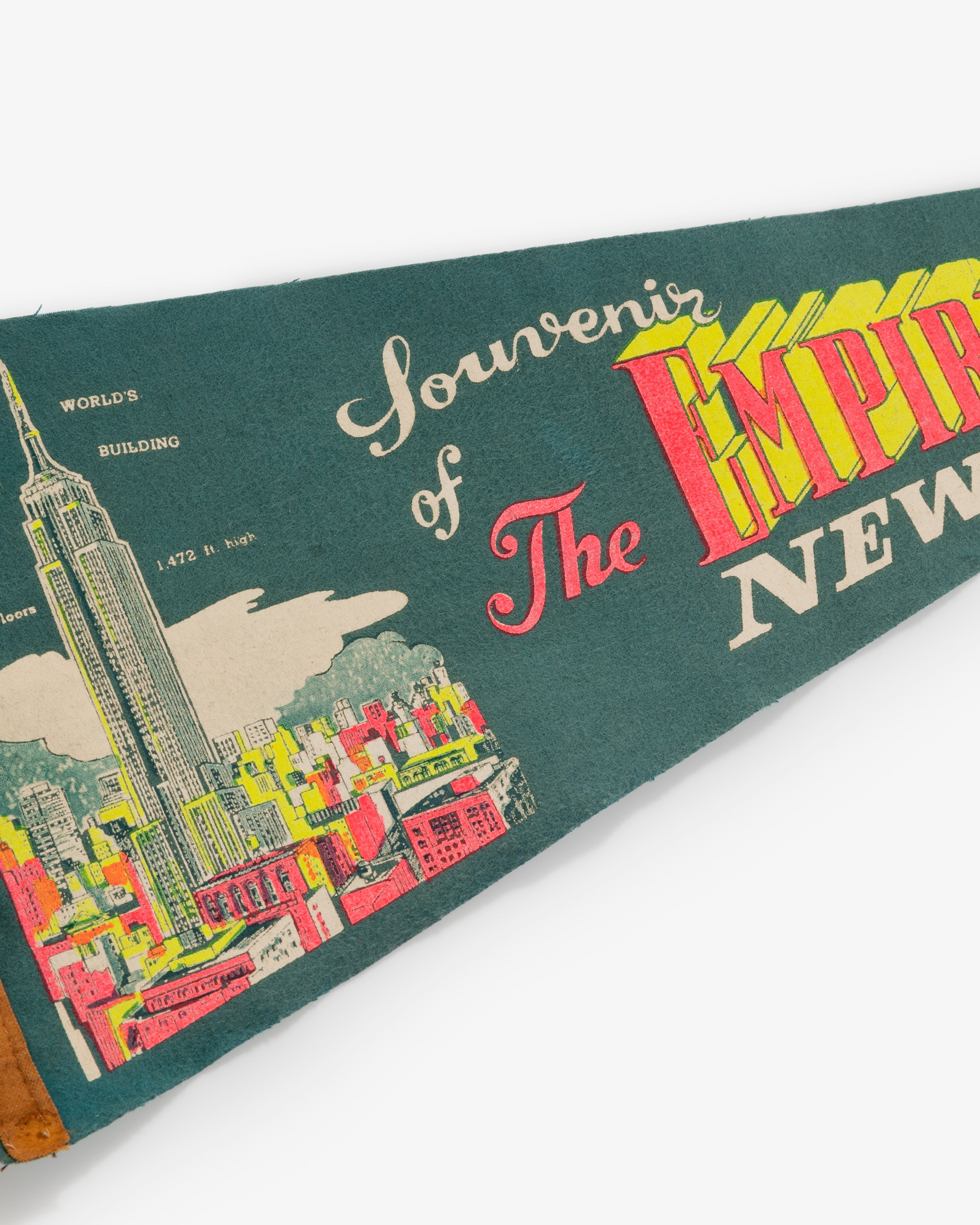 Vintage Empire State Building Pennant