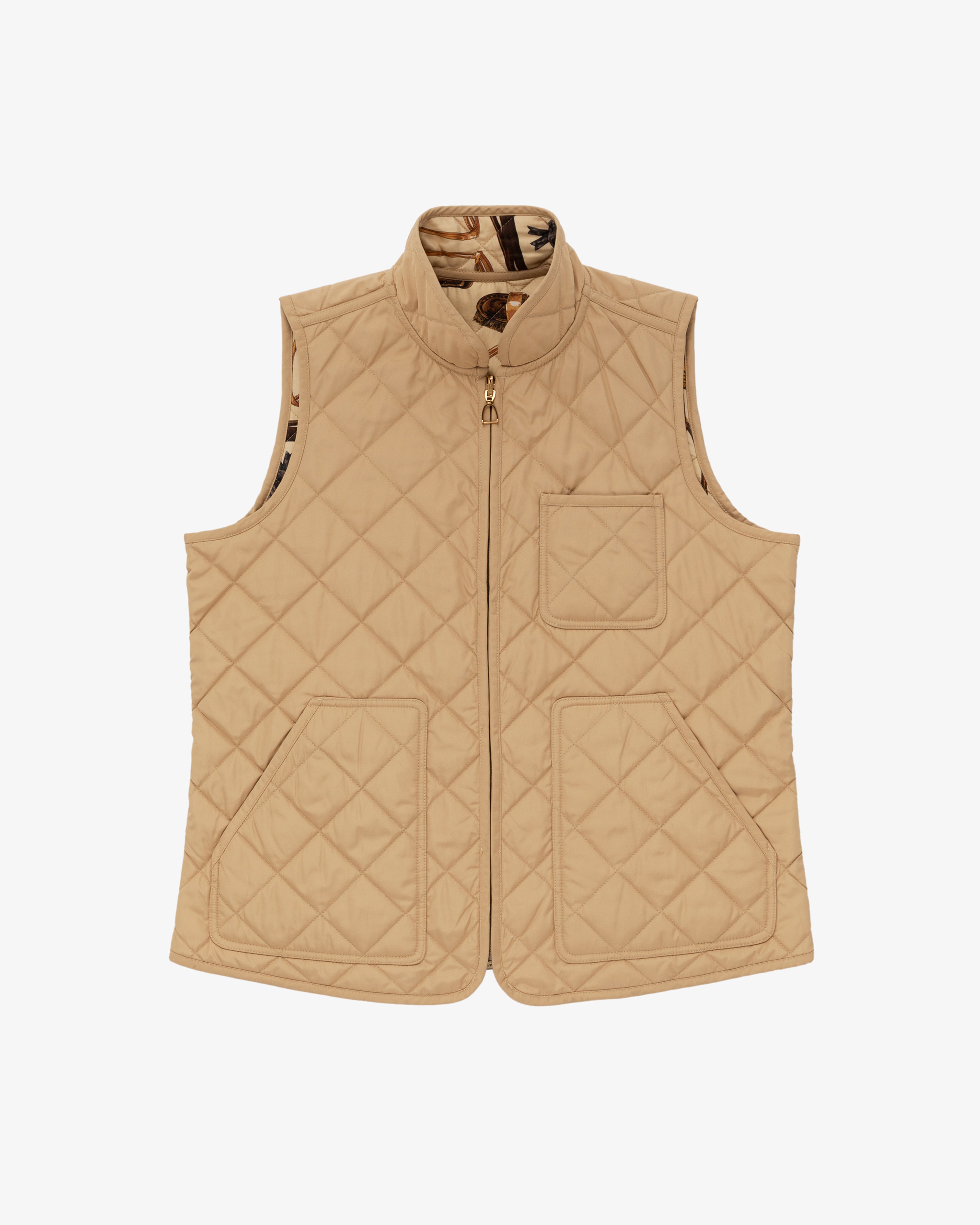 Vintage Polo Reversible Quilted Vest