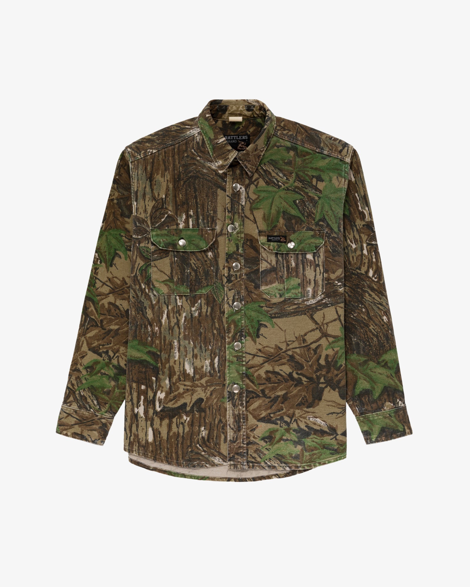 Vintage Camouflage Camp Shirt