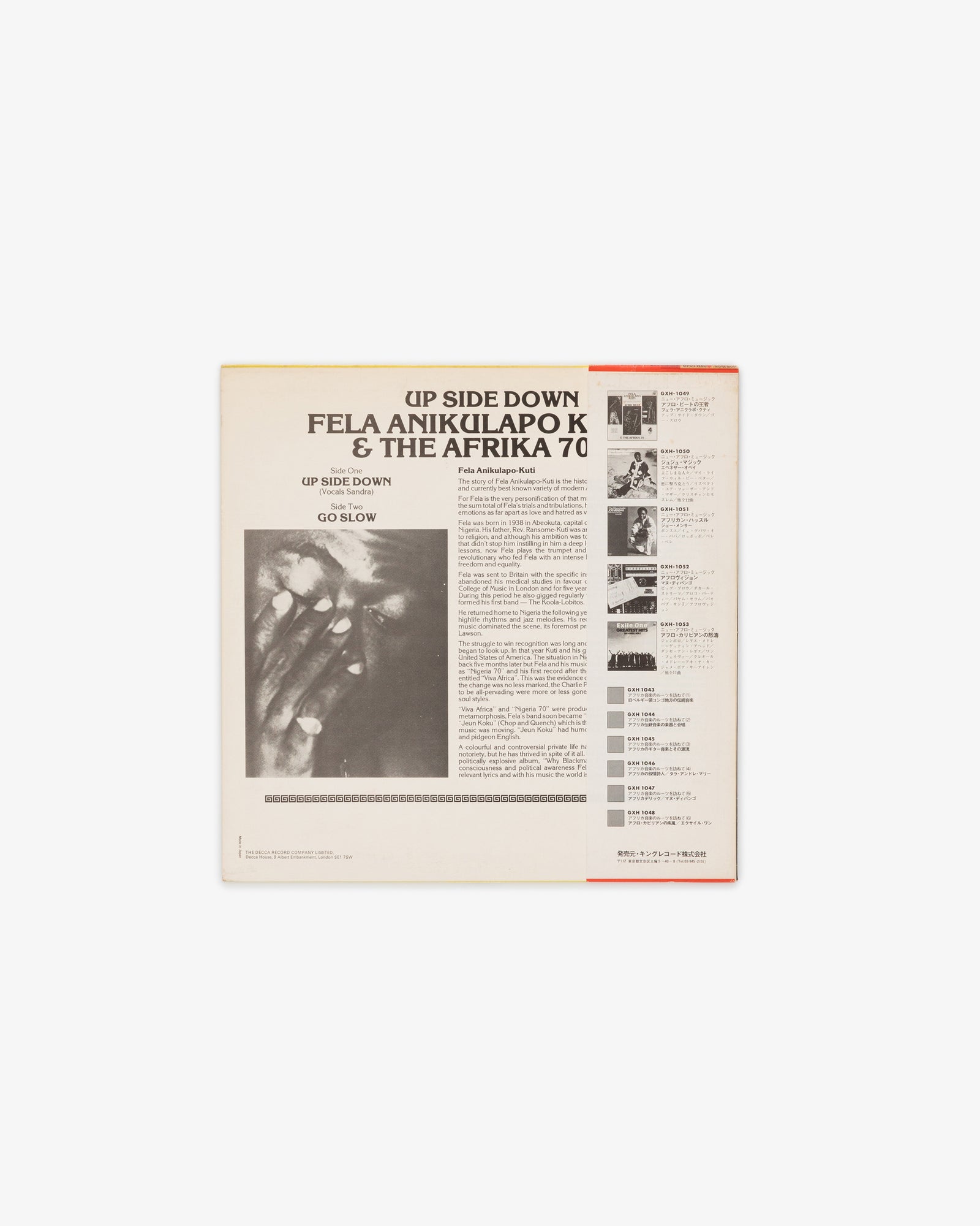 Fela Kuti - Up-Side Down LP