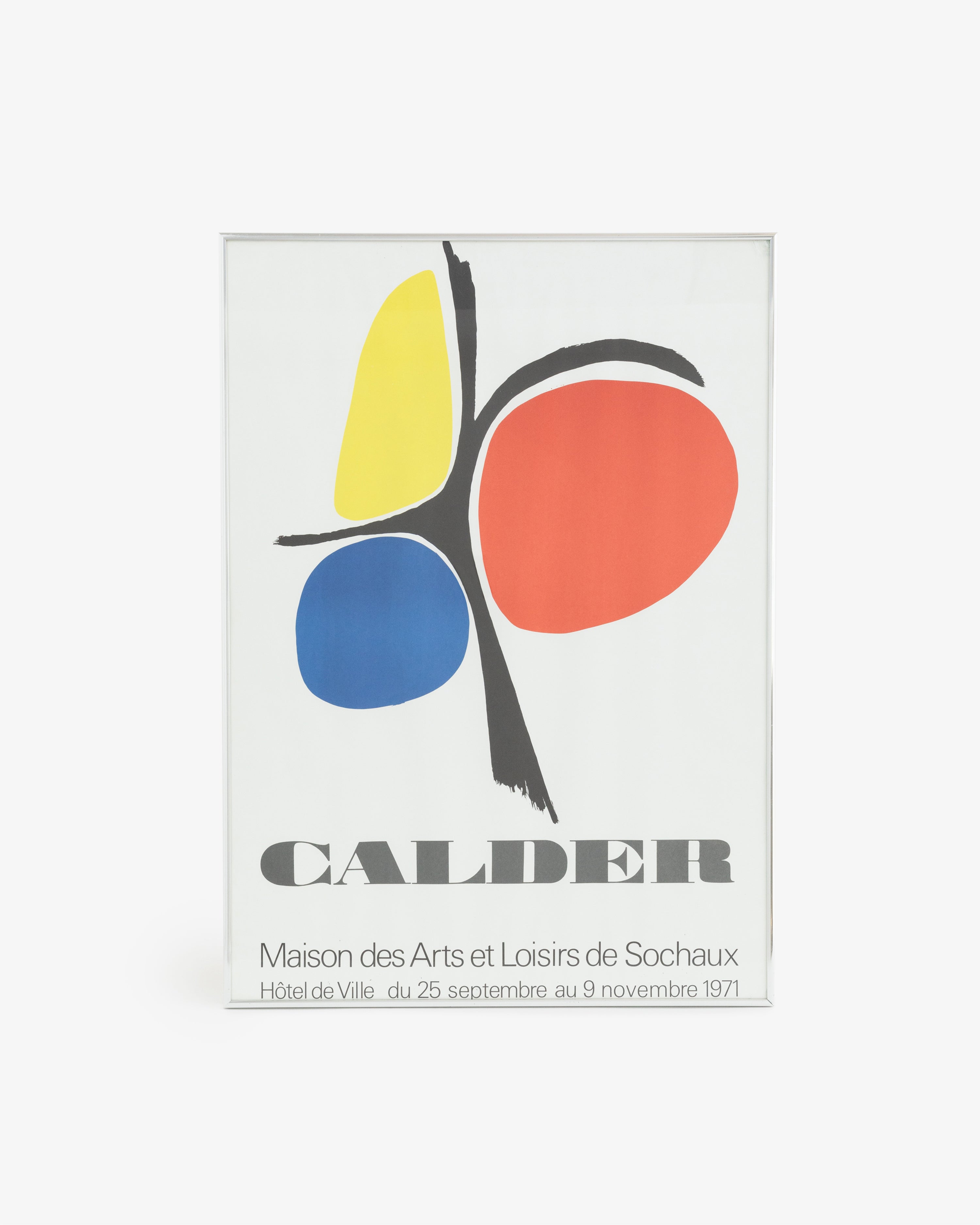 Alexander Calder "Sochaux" 1971 Exhibition Framed Poster