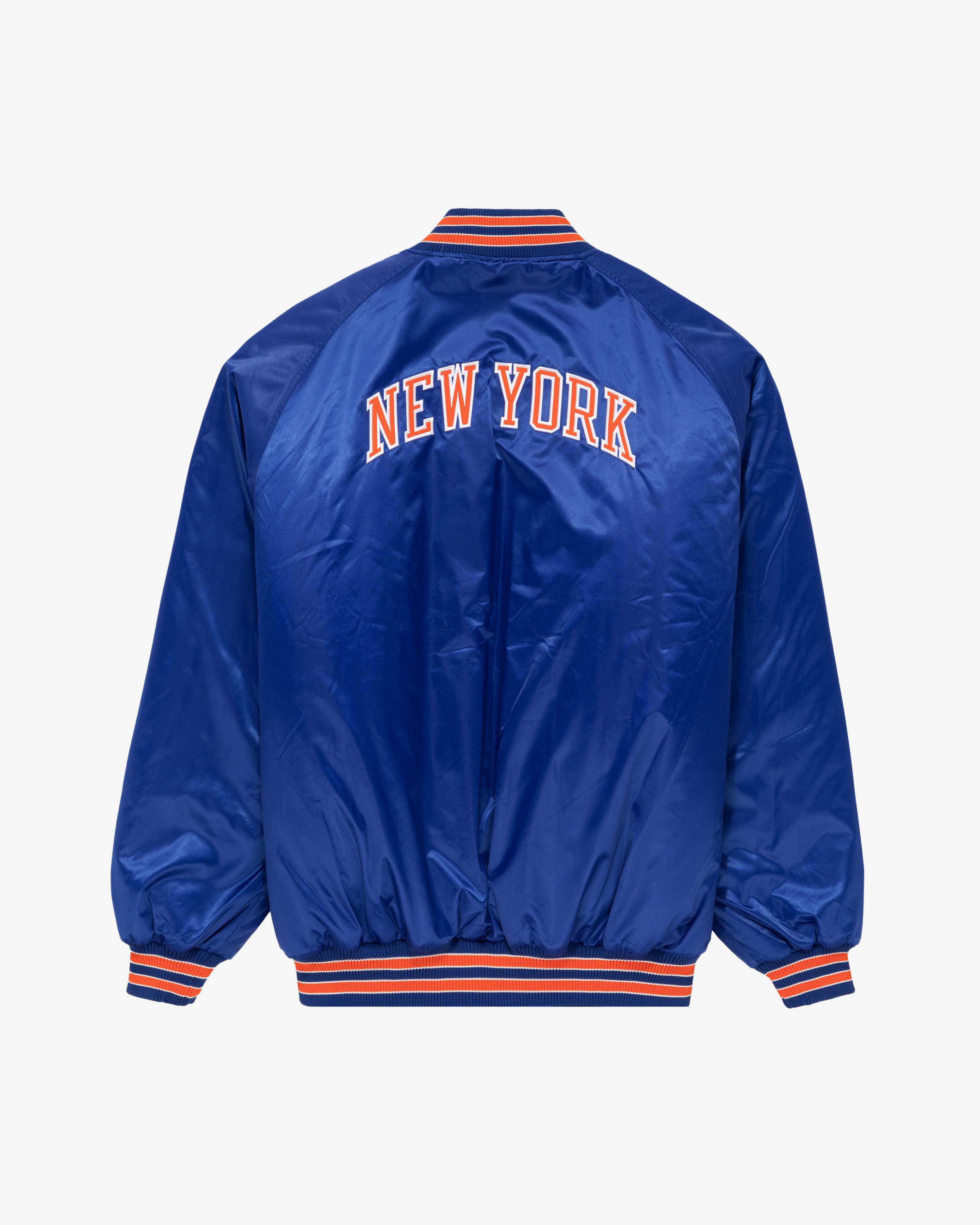 New York Knicks White Satin Jacket - Buy Now