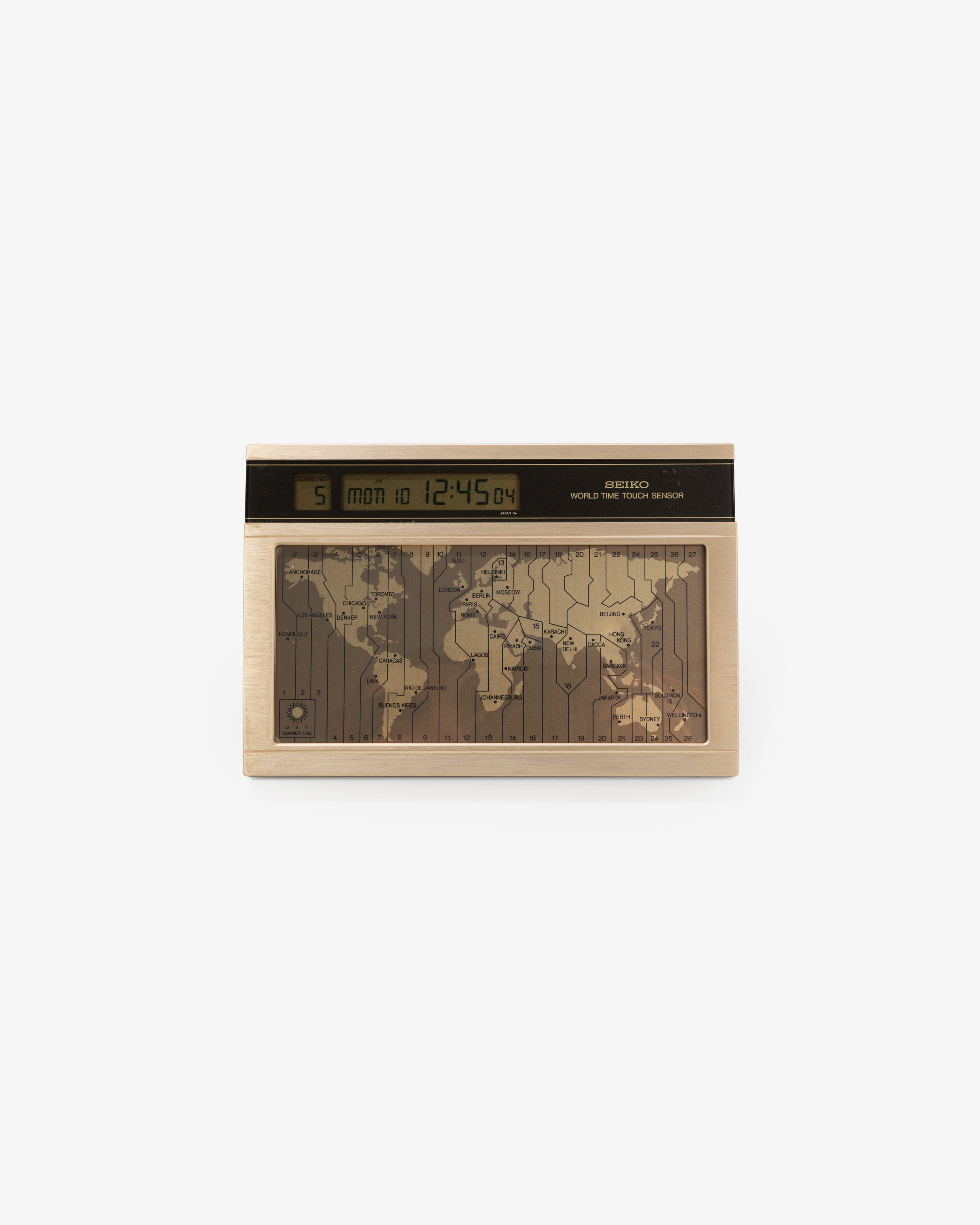 Vintage Seiko World Time Touch Sensor Clock