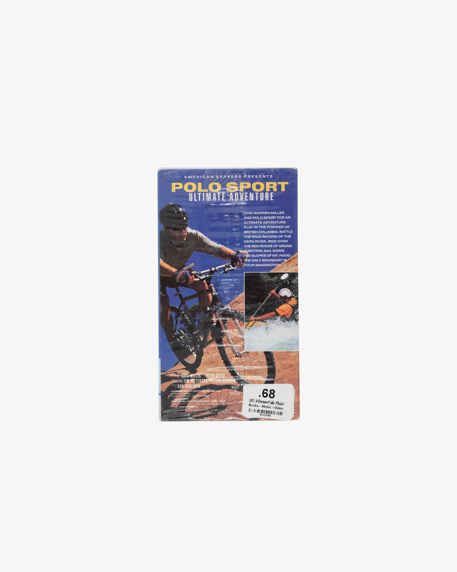 Vintage Polo Sport 'Ultimate Adventure' VHS Tape