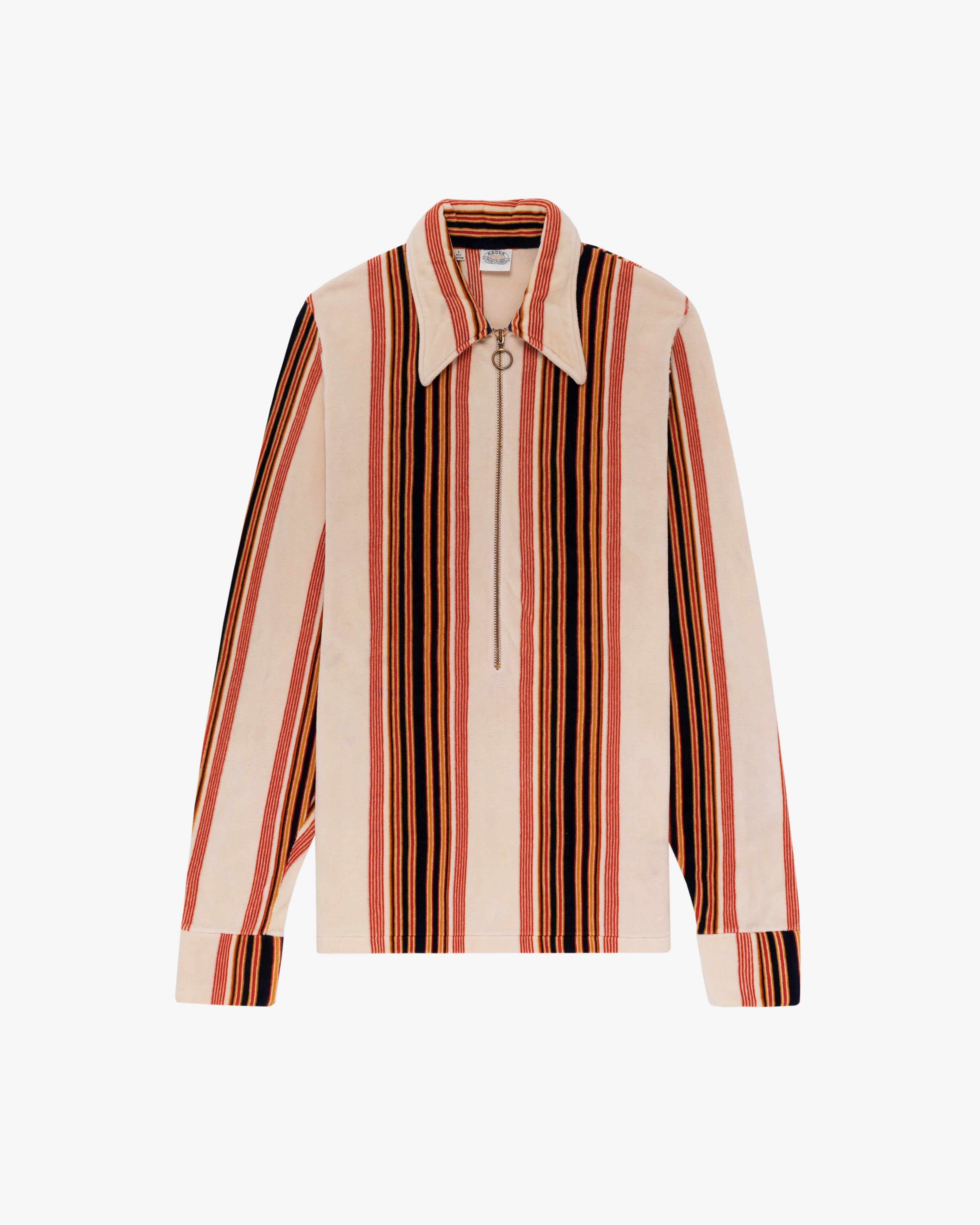 Striped Quarter-Zip Shirt