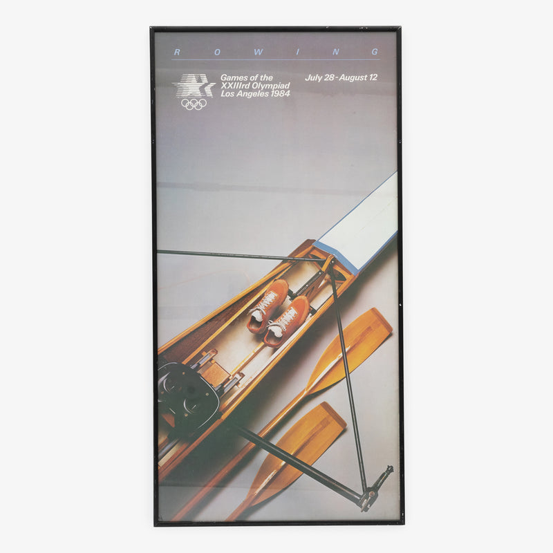 Original 1984 Olympics Rowing Poster