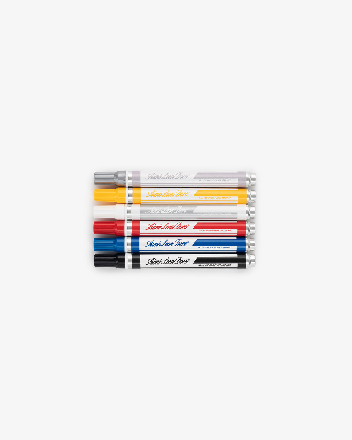 The Paint Marker Pack includes five colors arranged horizontally on a white background.