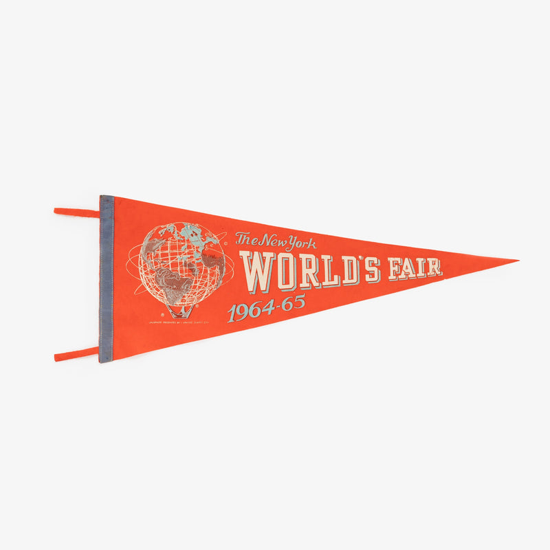 Vintage 1964-65 World's Fair Pennant