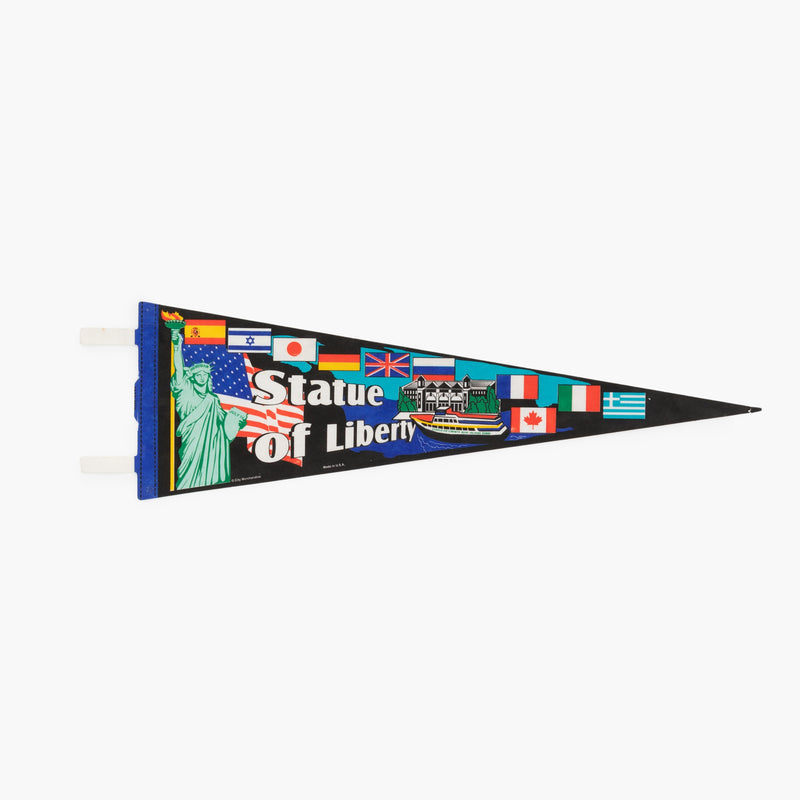 Vintage Statue of Liberty Pennant