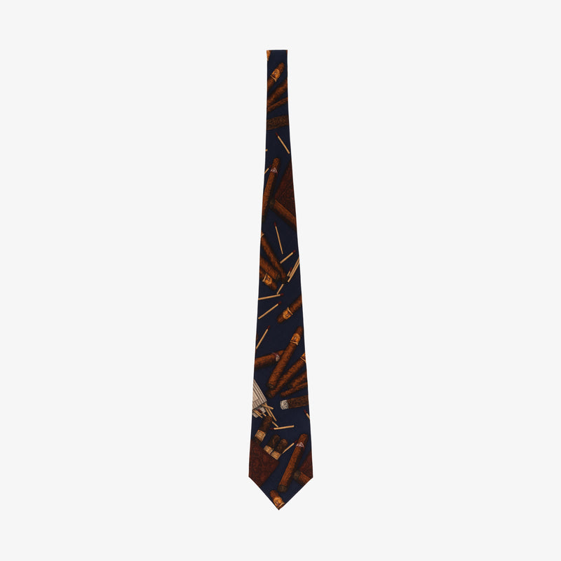 Polo Silk Cigar Motif Neck Tie